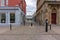 New Market Street and Empty Shops in Ayr Scotland.