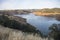 New Melones Lake during extreme drought, California