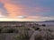 New Mexico Caballo Lake Sunset