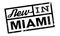 New In Miami rubber stamp