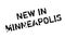 New In Minneapolis rubber stamp