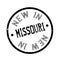 New In Missouri rubber stamp