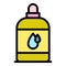 New mix essential oil icon color outline vector