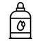 New mix essential oil icon, outline style