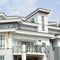 New Modern Apartment Building Luxury Condo Home Architectural Roof Lines