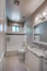 New Modern Home Mansion Guest Bathroom