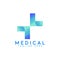 The new modern medical logo