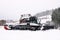 New modern snow plow at resort