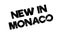 New In Monaco rubber stamp