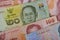 New money banknotes of thailand background baht bill