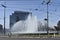 New Musical Fountain in Belgrade at Slavija square in Belgrade