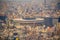 The New National Stadium, Olympic Stadium in Tokyo, Japan from topview