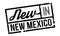 New In New Mexico rubber stamp