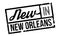 New In New Orleans rubber stamp