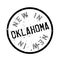 New In Oklahoma rubber stamp