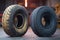 new and old tires side by side comparison