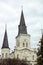 New Orleans Cathedral Jackson Square in the City of death