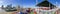 NEW ORLEANS - FEBRUARY 2016: Panoramic view of city skyline from