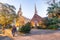 NEW ORLEANS  - FEBRUARY 2016: Rayne Memorial United Methodist CHurch and tourists walking