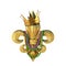 NEW ORLEANS FLEUR DE LIS MARDI GRAS KING QUEEN PRINCE PRINCESS