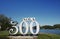NEW ORLEANS,LA/USA -03-19-2019: A sign in New Orleans City Park celebrating the city`s 300th anniversary
