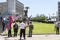 New Orleans, LA, USA - 5/7/2017: Demonstrators Protesting the Removal of the Robert E. Lee Statue in New Orleans, LA, USA