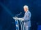 New Orleans, LA/USA - 8/29/15: Former President Bill Clinton Speaking During the 10-year Anniversary Memorial of Hurricane Katrina