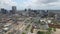 NEW ORLEANS, LOUISIANA - APRIL 11, 2016: Flying over the New Orleans, Louisiana. Cityscape. Saint Louis Cemetery. Sightseeing obje