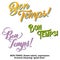 New Orleans Mardi Gras Bon Temps Design & Typography