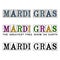 New Orleans Mardi Gras Carnival Season Design & Typography
