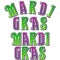 New Orleans Mardi Gras Design & Typography