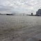 New Orleans River Bridge Water Sky Clouds