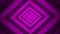 New pink color square shape zoom out seamless background animation