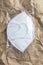 New protective white medical breathing protection mask