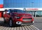 New red Citroen C3 in exhibition outside the official dealer