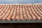 New red and white roof tiles