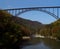New River Gorge Bridge, WV on Fall Day