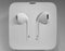 New simple white earpods for music and communication.