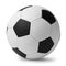 New soccer ball on white background