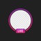 New Social media icon avatar LIVE video streaming colorful gradient. Element for social network, web, mobile, ui, app