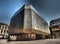 The new stage of the National Theater is a modern brutalist theater building, which was built in Prague