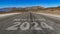 New Start 2024 written on highway road to the mountain