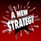 A New Strategy Words Breaking Through Glass Plan Objective Mission