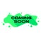 New stylish coming soon sign. an icon for website page site and offline banner