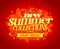 New summer collections vector design concept