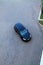 New SUV viewed from above at Key Biscayne luxury resort