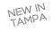 New In Tampa rubber stamp