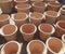 New terracotta earthenware pots