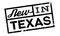 New In Texas rubber stamp