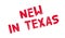 New In Texas rubber stamp